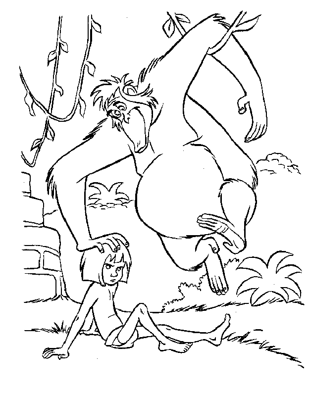 Jungle Book Coloring Page | Free Printable Coloring Pages
