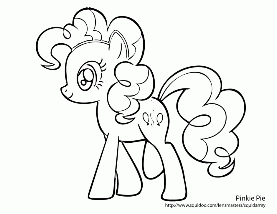 Pinkie Pie Coloring Pages ClipArt Best My Little Pony