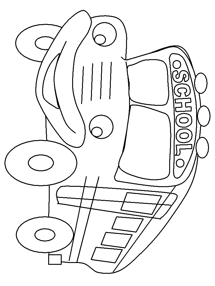School Bus Coloring Pages  Coloring Book