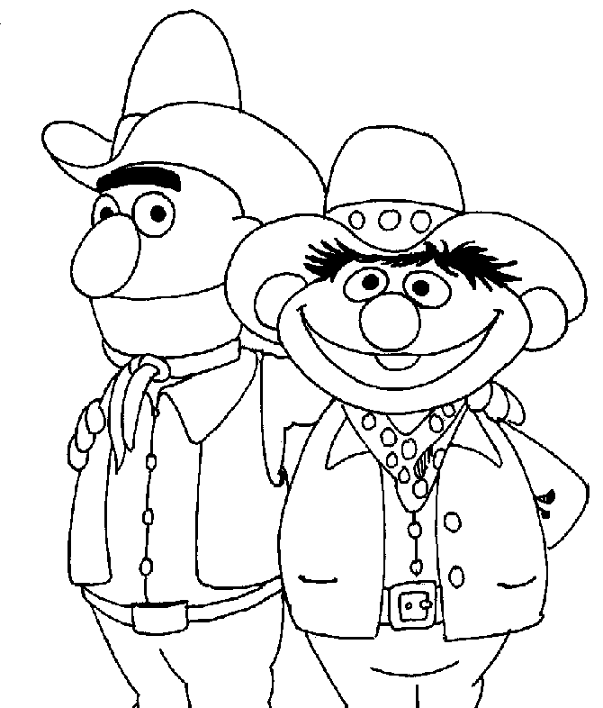 sesame street printable coloring pages