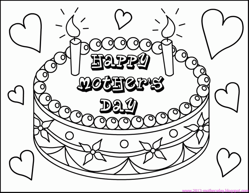 Free Happy Mothers Day Coloring Pictures Download Free Clip Art Free Clip Art On Clipart Library