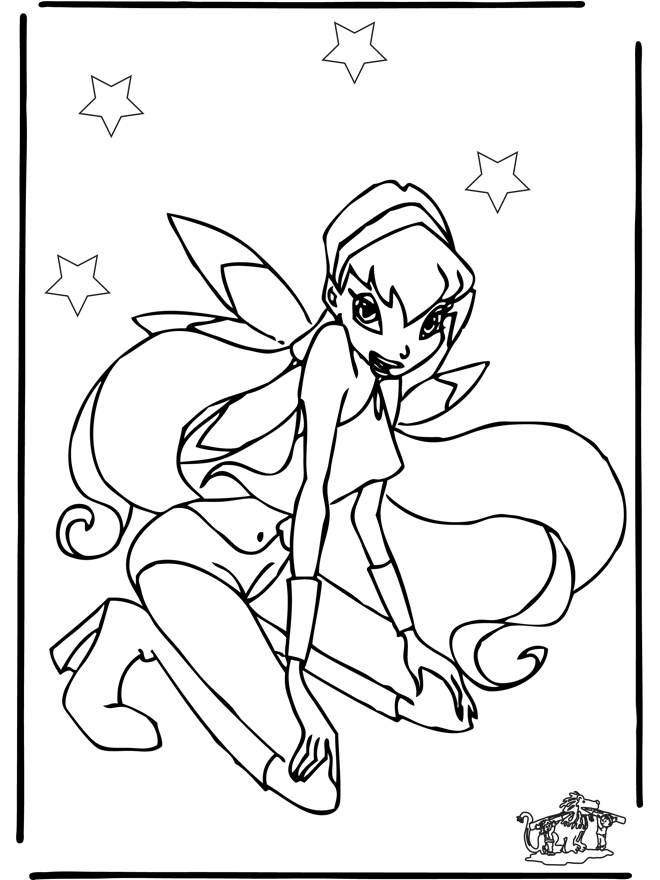 Winx| Coloring Pages for Kids to Print | Free Coloring Pages