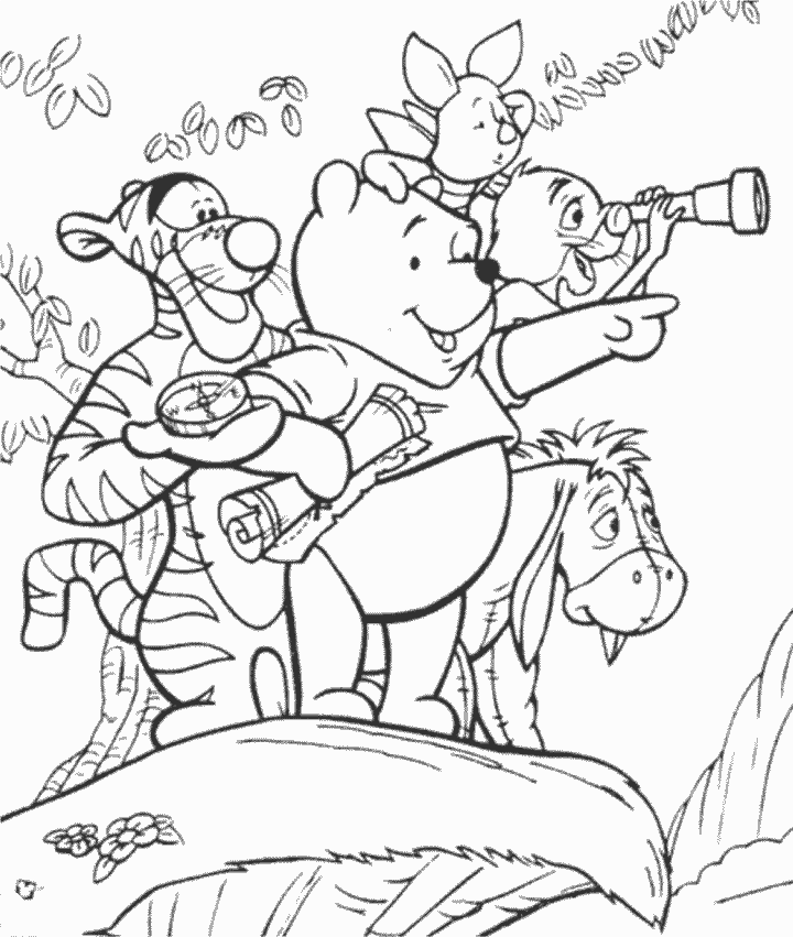 Free Winnie The Pooh Coloring Book, Download Free Clip Art, Free Clip