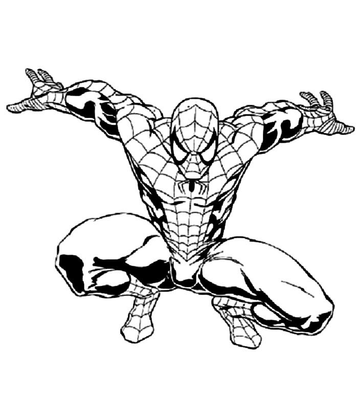 Spider Man Coloring Page | Free coloring pages