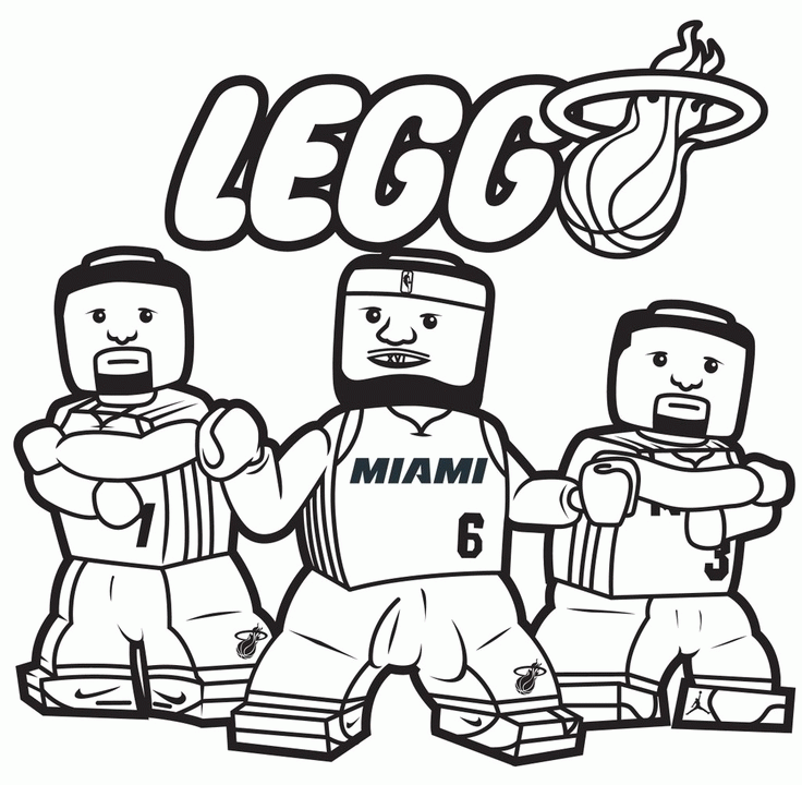 Miami Heat Coloring Pages
