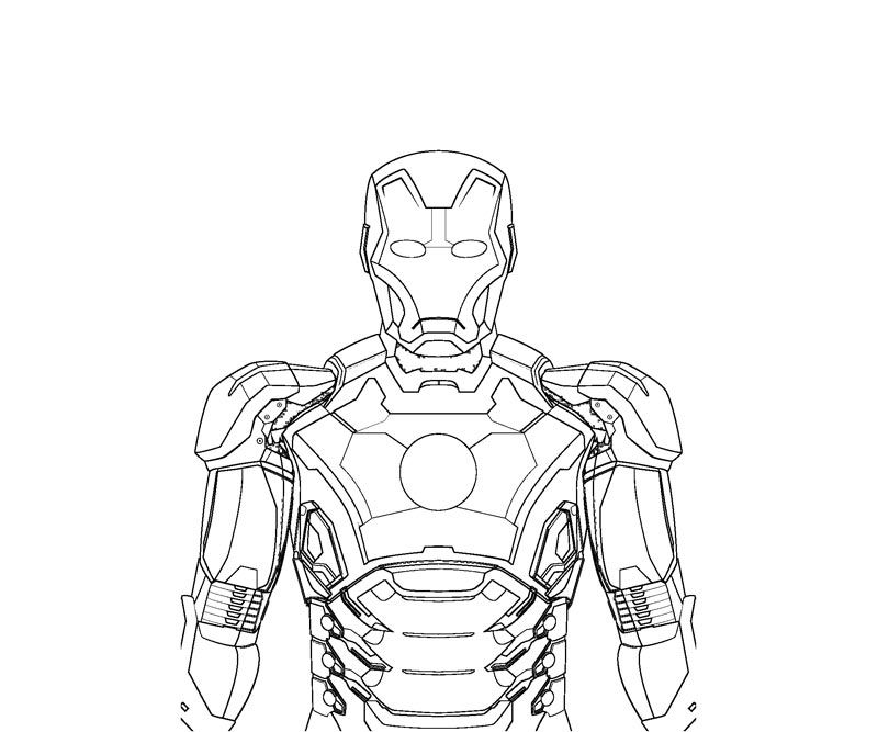 Free Iron Man Coloring Pages | Best Coloring Pages