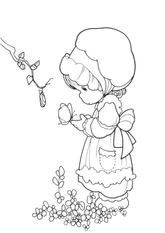 Precious Moments Coloring Pages To Print | Sketch-drawings!