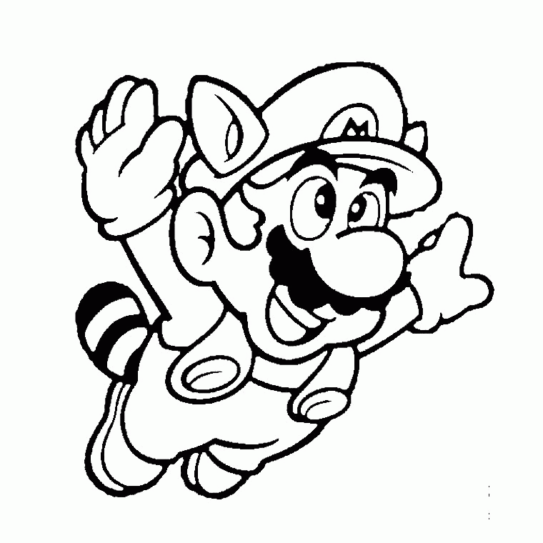Le Coloriage Super Mario Bros Pour Imprimer Le Coloriage Super