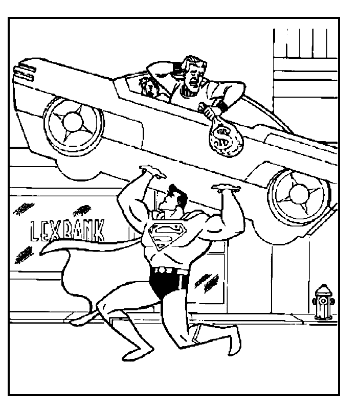 Free Coloring Pages Action Heroes