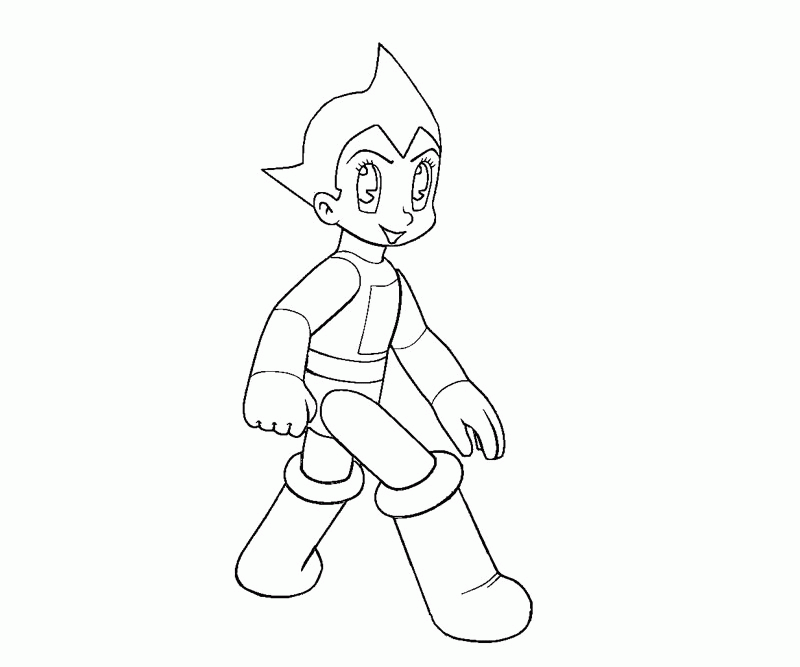 Astro Boy Coloring Page
