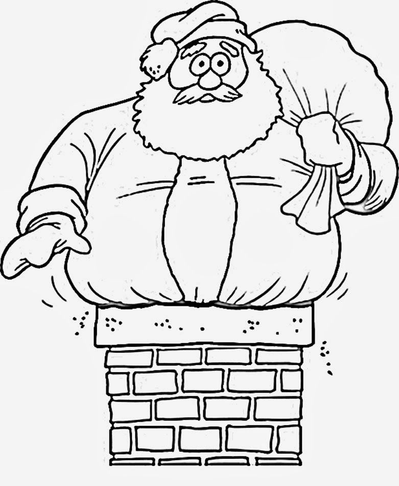Coloring Pages Of Santa Claus For Kids