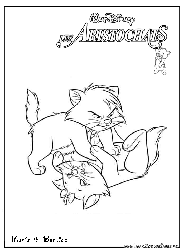 marie disney Colouring Pages