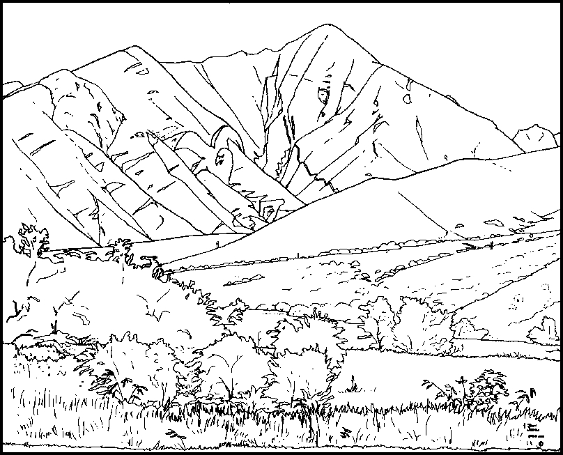 Free Mountain Picture Black And White Coloring Page Download Free Mountain Picture Black And White Coloring Page Png Images Free Cliparts On Clipart Library