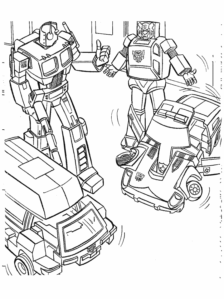 Transformers Coloring Pages and Book | Unique Coloring Pages