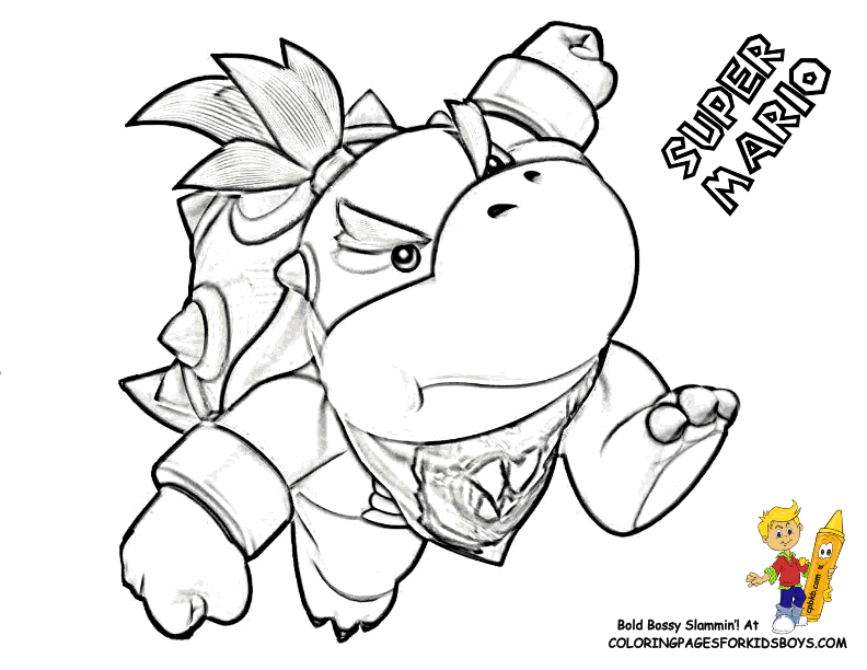 kamek mario Colouring Pages