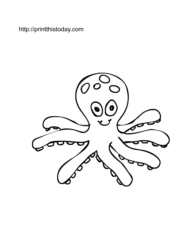 Octopus Coloring Pages | Free Printable Coloring Pages | Free