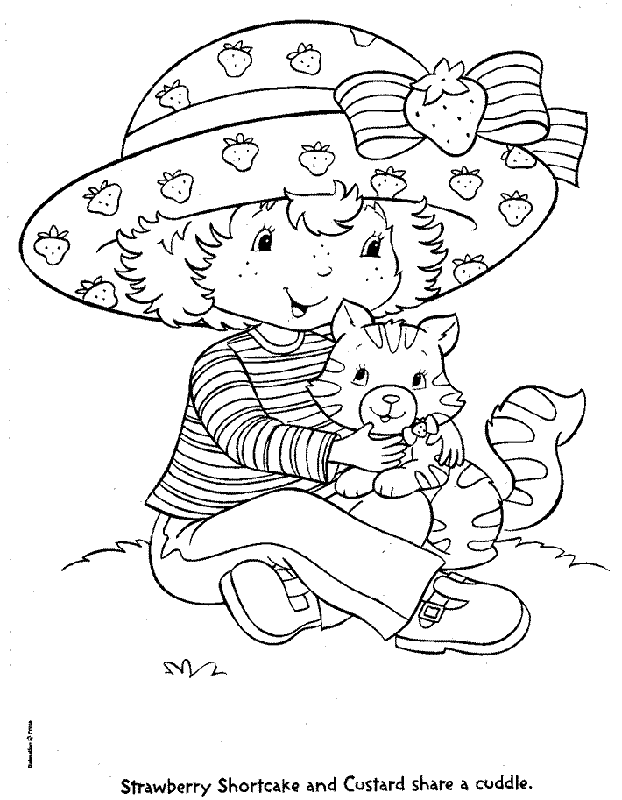 Strawberry Shortcake | Free Printable Coloring Pages