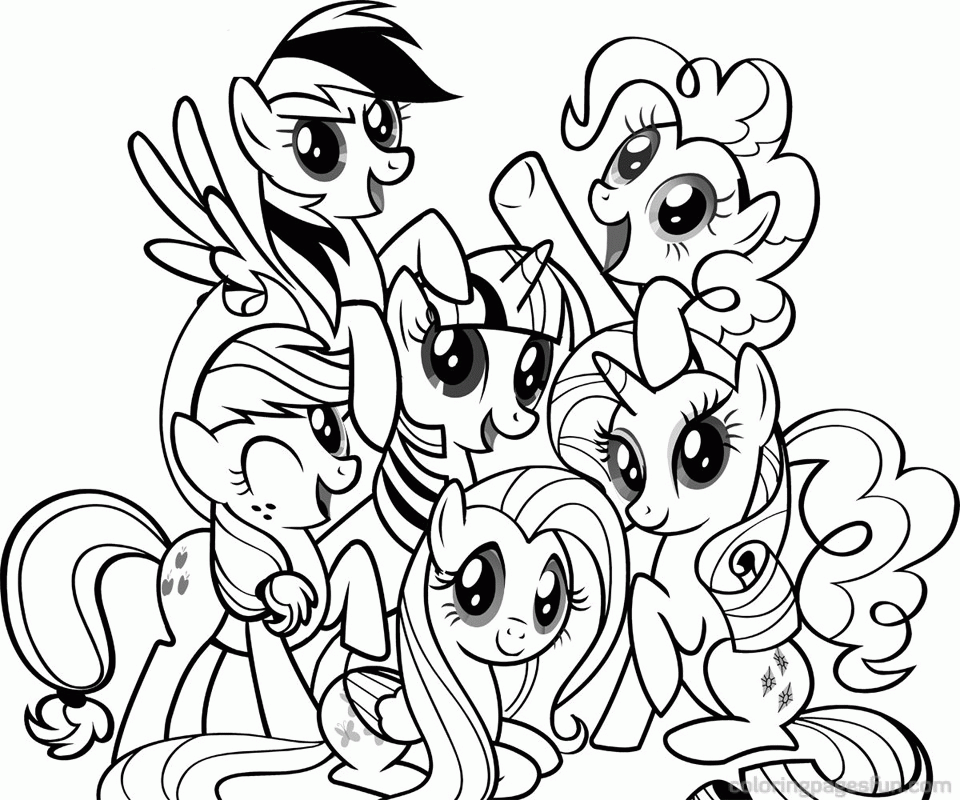 My Little Pony | Free Printable Coloring Pages 