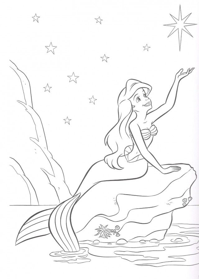 Printable Princess Coloring Pages Pretty Mermaid Coloring Pages