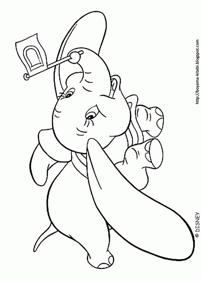 Dumbo Coloring 01 | The Coloring Pages - The Coloring Book