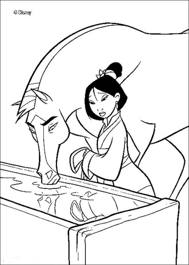 Disney Mulan Coloring Pages | Disney Coloring Pages