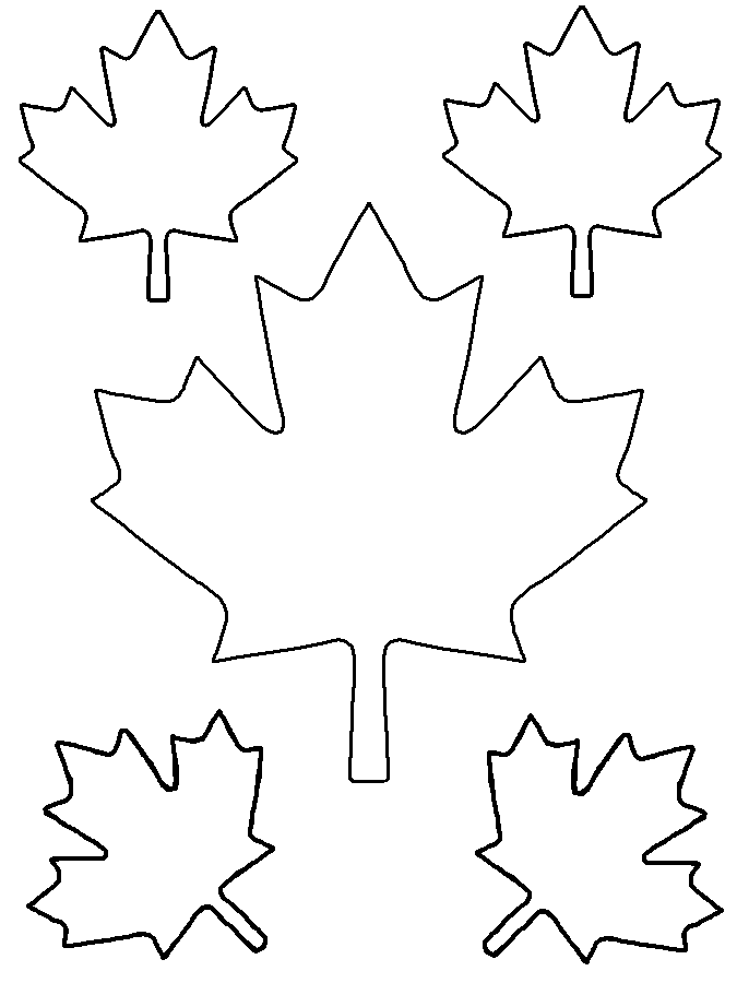 maple leaf cut out Clip Art Library