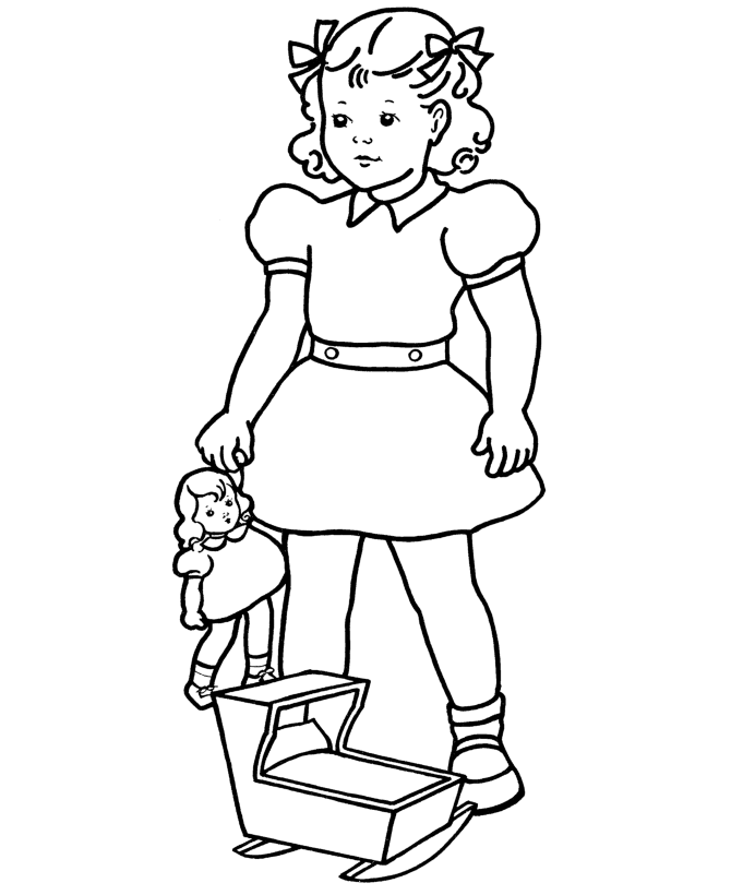 amerrican girl Colouring Pages