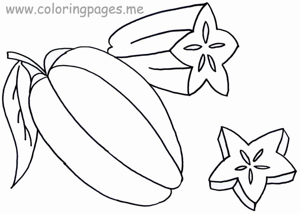 Cartoon Coloring Star Coloring Page Star Coloring Page Star