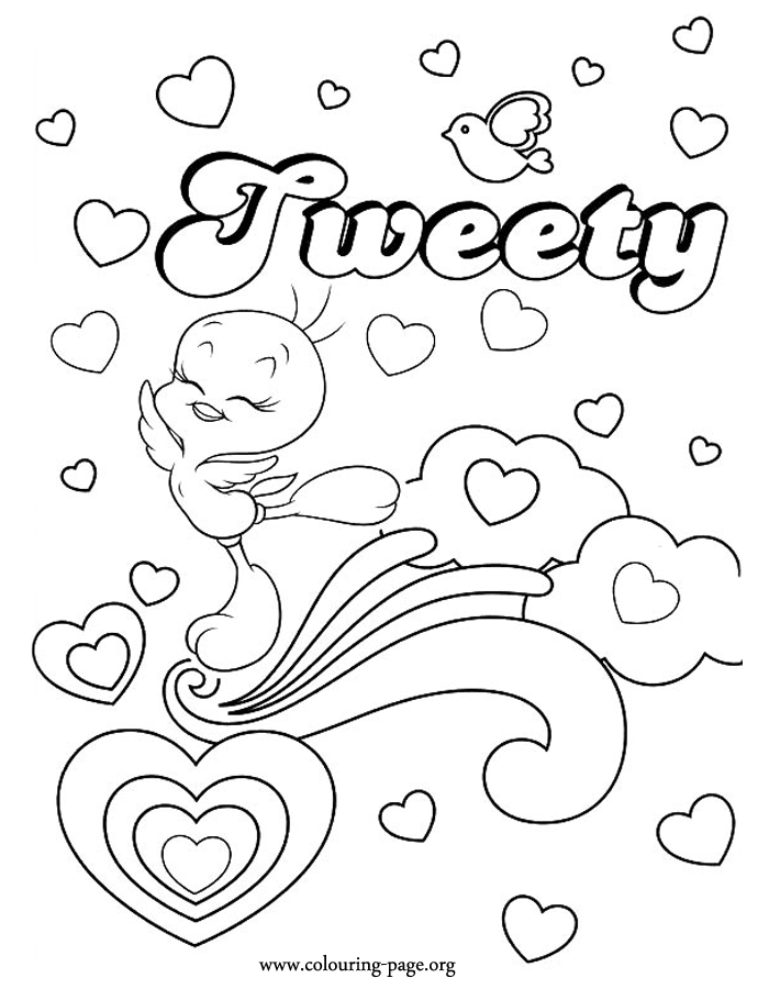 Tweety - Tweety coloring page