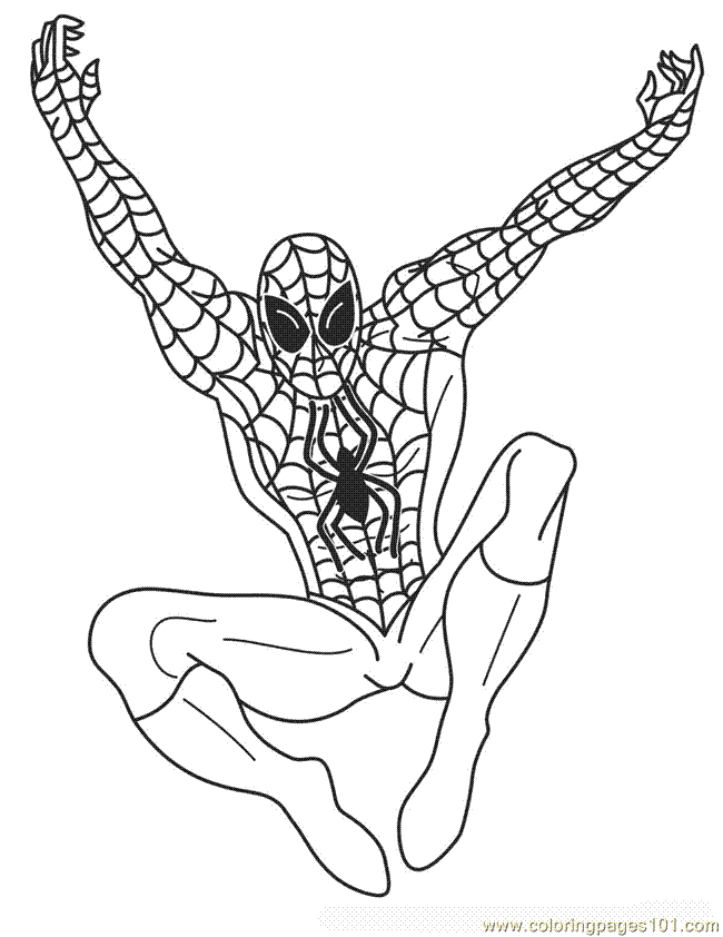 Coloring Pages Spiderman Coloring Pages (Cartoons  Batman)| free printable