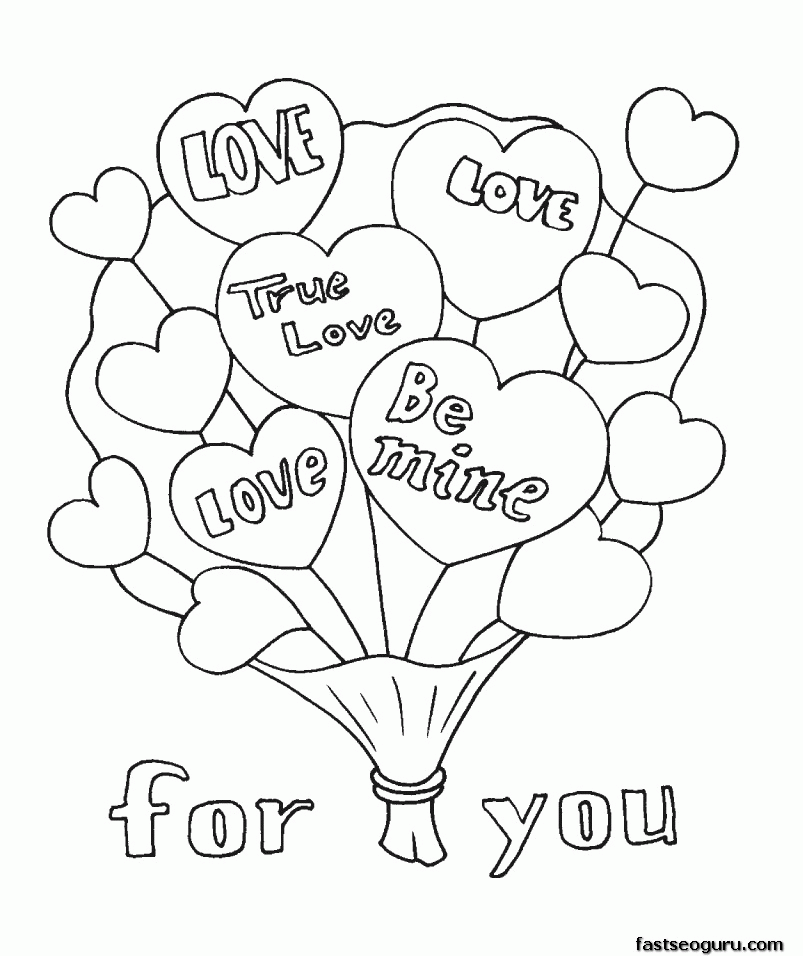 Free Valentine Pictures To Color And Print Download Free Valentine Pictures To Color And Print Png Images Free Cliparts On Clipart Library
