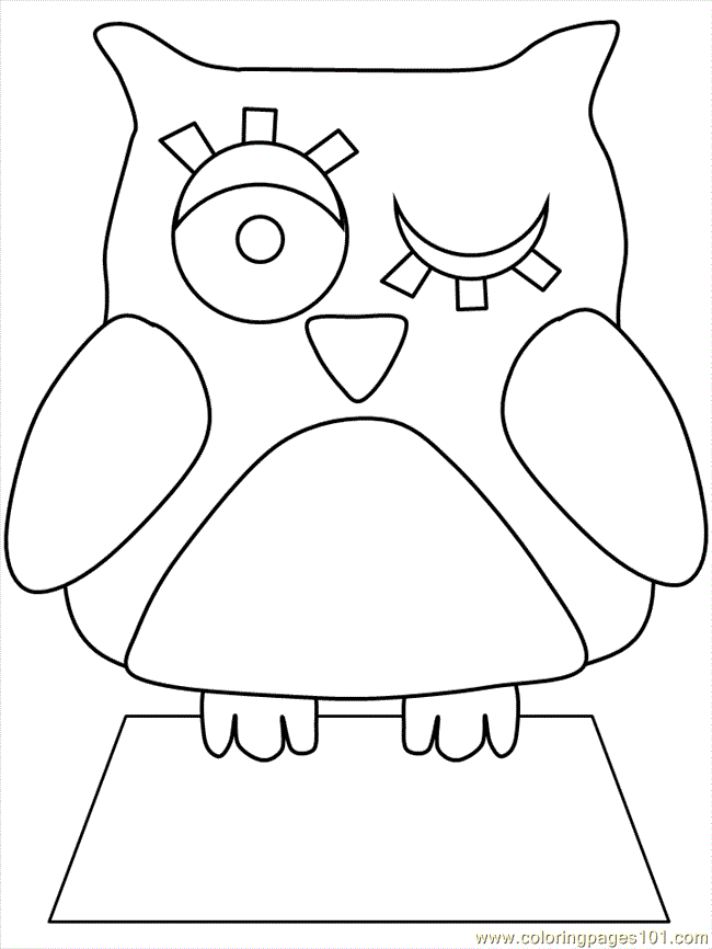 anima owl Colouring Pages