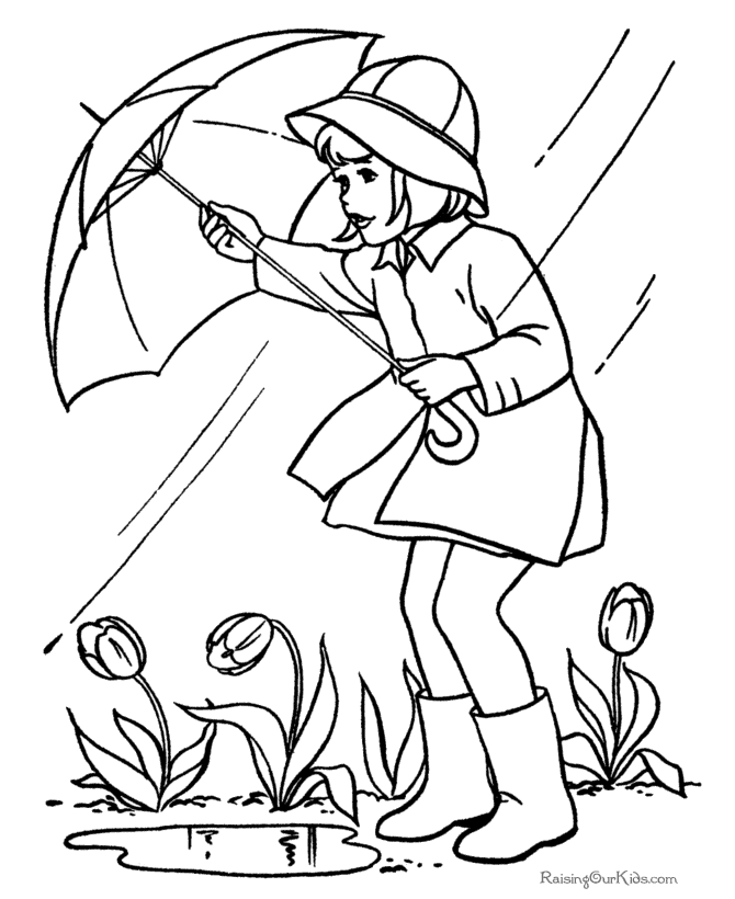Spring| Coloring Pages for Kids | Free coloring pages
