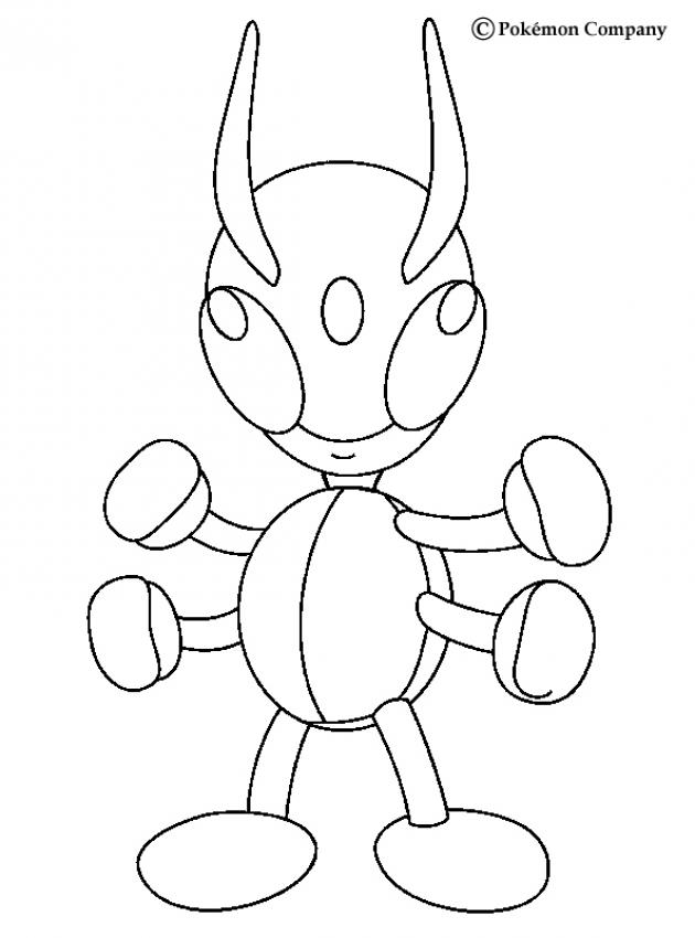 BUG POKEMON coloring pages - Wurmple