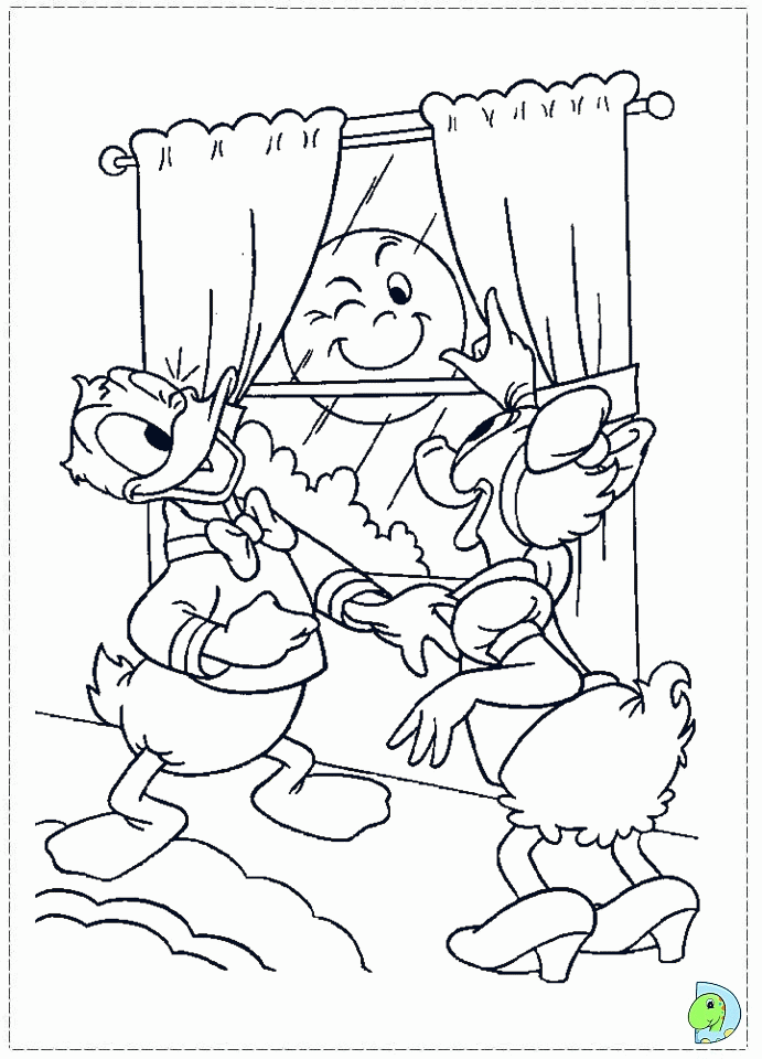 Daisy Donald Duck Coloring Page |Clipart Library