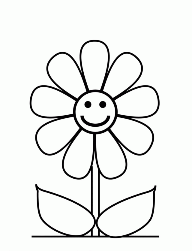 Downloadable Carnation Coloring Page 