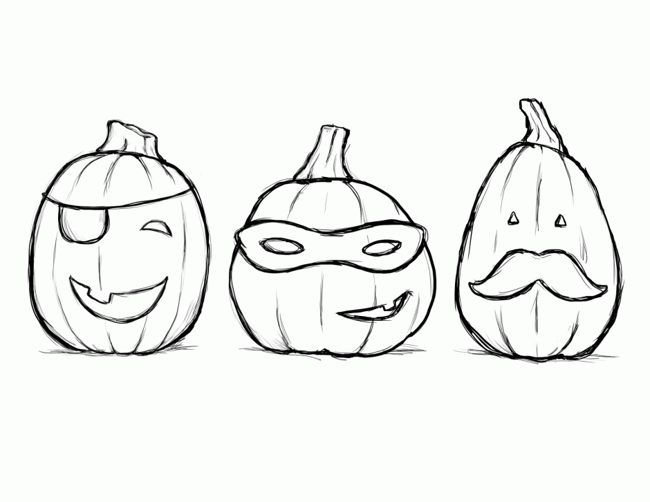 Pumpkin Coloring Pages Blank Pumpkin Coloring Pages To Print