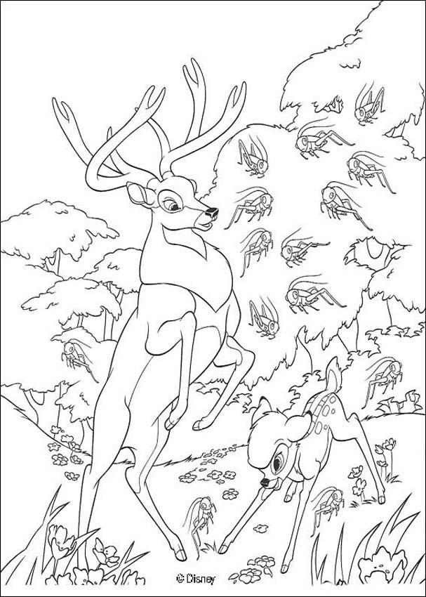 BAMBI coloring pages - Bambi
