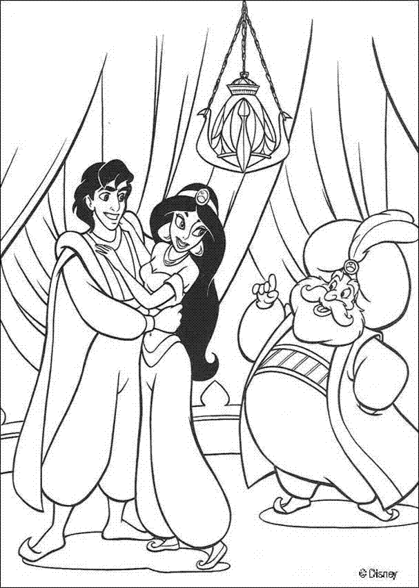 Featured image of post Aladdin Coloring Pages Jasmine