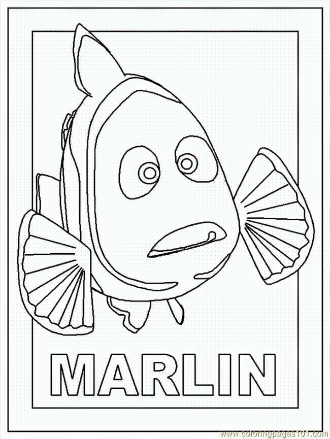 Coloring Pages Finding Nemo12  (Cartoons  Finding Nemo