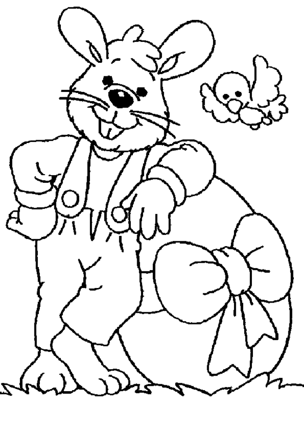 Rabbit Coloring Page | Coloring Pages To Print