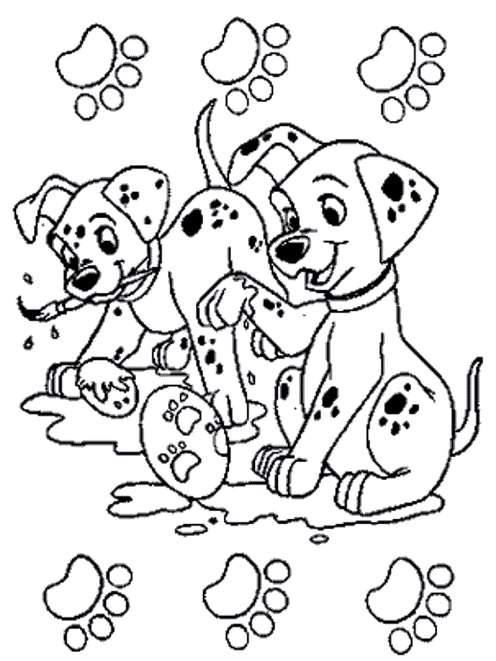 Dalmations Coloring Pages