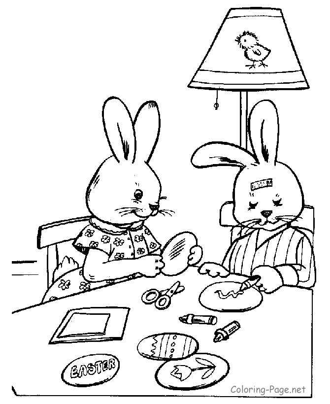 Drew An Easter Coloring Page That Is Free For You To Print Just