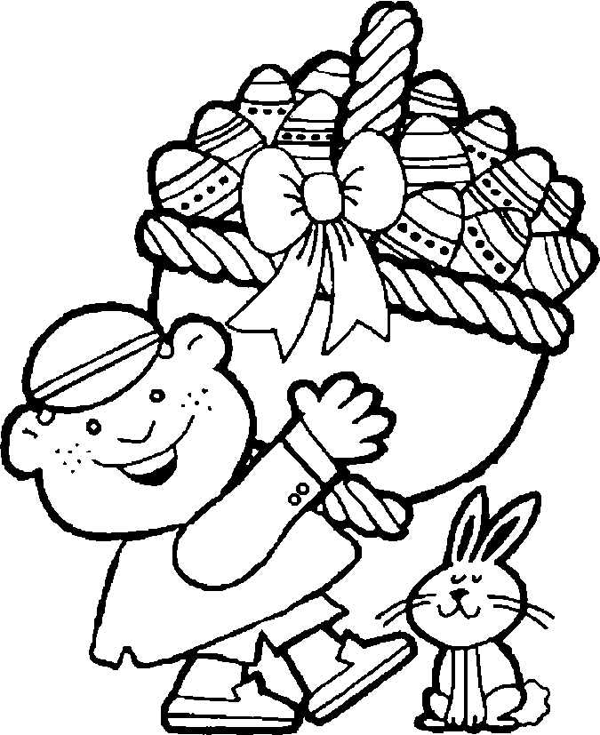 Easter Coloring Pages: August
