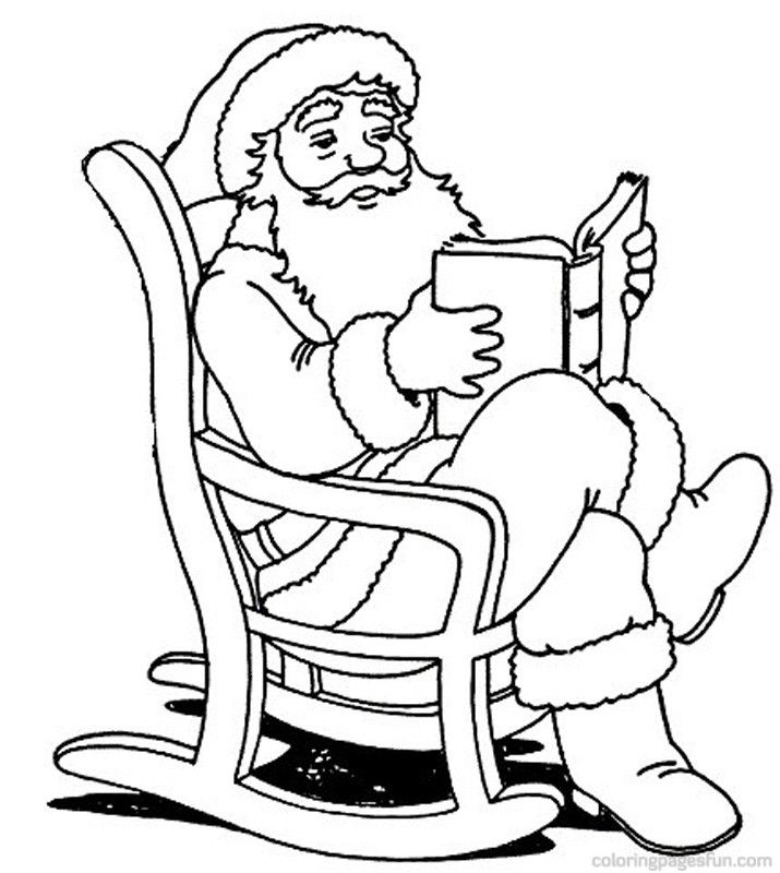 printable pictures of santa claus | Coloring Picture HD For Kids