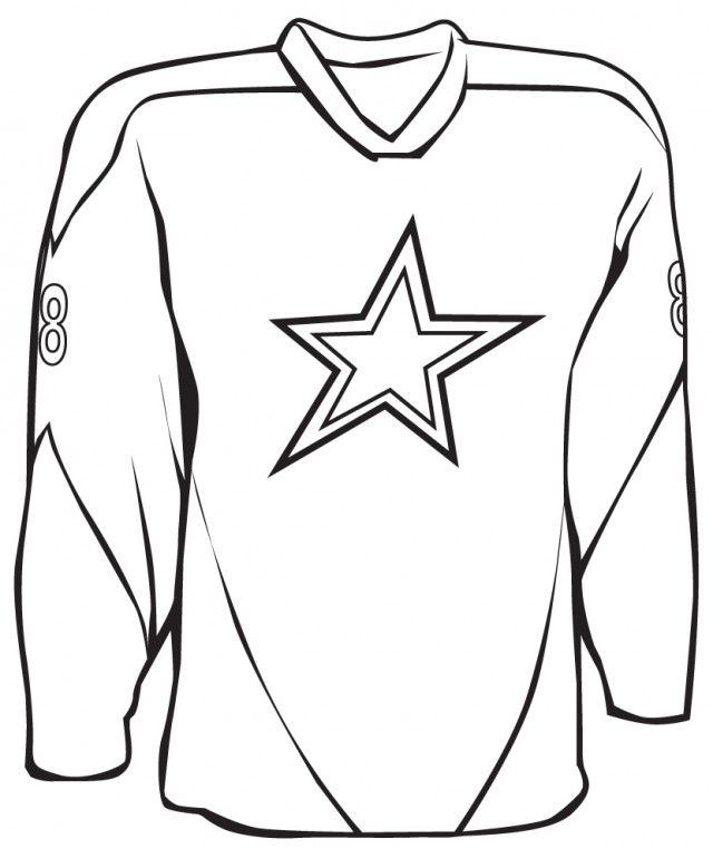 Football Jersey| Coloring Pages for Kids 