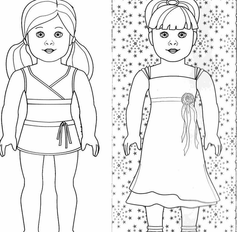 American-girl-doll-coloring-pages |  Coloring Pages For Adults