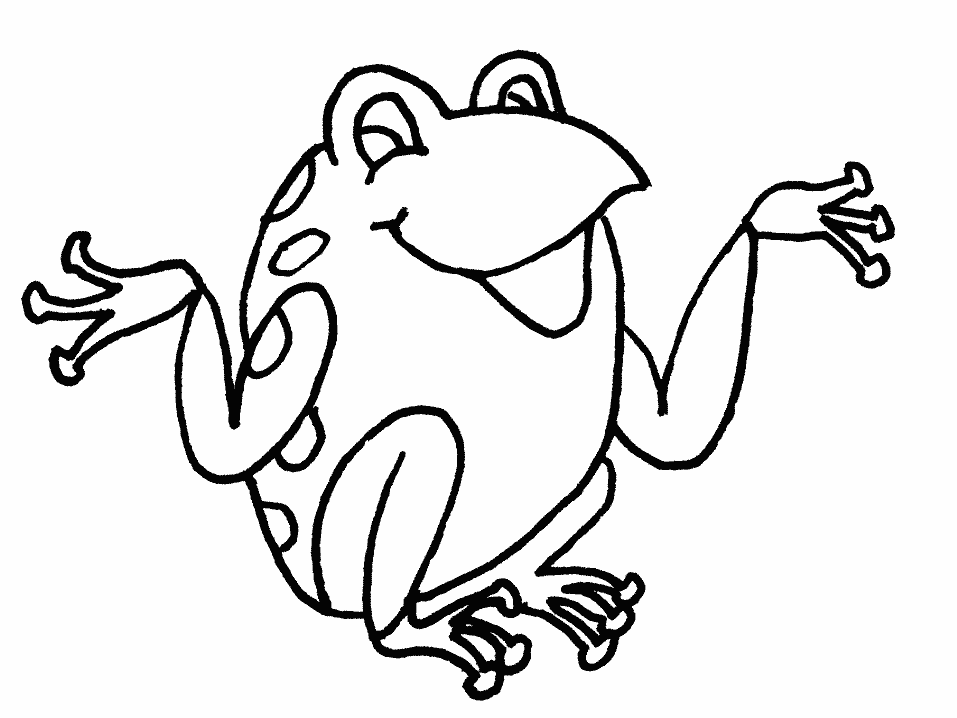 frogs Colouring Pages