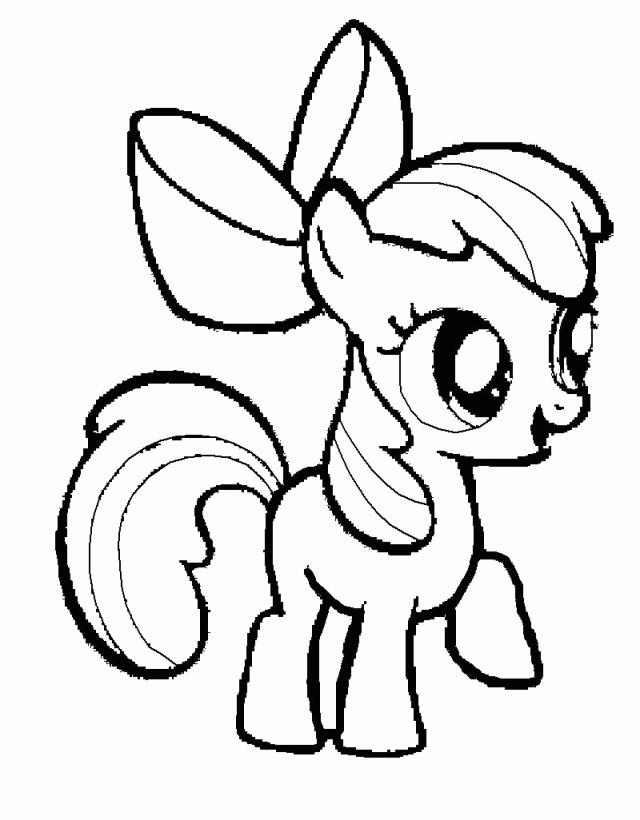 My Little Pony Is Being Lifted One Foot Coloring Pages My Little
