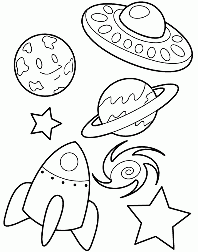 Space Coloring Pages | space